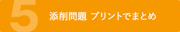 添削問題プリントでまとめ